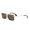 Fendi Sky Gold Rectangular Sunglasses