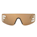 Fendi Sport Gold Mask Sunglasses