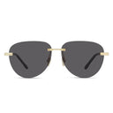Fred Sunglasses Fg40053 U 30 Q Chain Gold/Gray Men