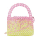Ss23 Bg01 Hobo Bag Germanier Pink/Green Pearl