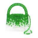 Ss23 Bg01 Hobo Bag Germanier Glass/Clear Pearl