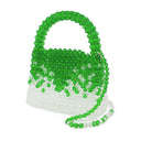Ss23 Bg01 Hobo Bag Germanier Glass/Clear Pearl