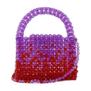 Ss23 Bg01 Hobo Bag Germanier Purple/Red Pearl