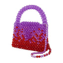 Ss23 Bg01 Hobo Bag Germanier Purple/Red Pearl