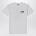 Golden Goose White Cotton T Shirt With Logo