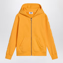 Golden Goose Mustard Yellow Zip Up Sweatshirt With Stars