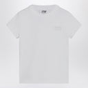 Golden Goose White Cotton T Shirt With Logo