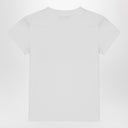 Golden Goose White T Shirt With Glitter Logo