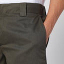 Golden Goose Military Green Cotton Blend Spoders