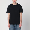 Maglietta con il collo dell'equipaggio nero dell'oca d'oro