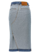 Marni Denim Midi Skirt
