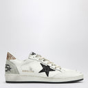 Golden Goose Sneakers Ball Star Withe/ Black With Glitter