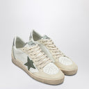 Zapatillas de oro blancas/verdes/plateadas