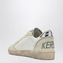 Zapatillas de oro blancas/verdes/plateadas