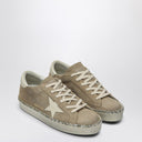 Golden Goose Hi Star Sneakers Desert/Cream Color in Suede