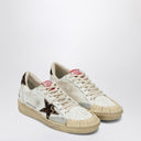 Golden Goose Ball Star White White White con Leo Pony Skin Detalles