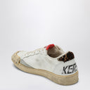 Golden Goose Ball Star White White White con Leo Pony Skin Detalles