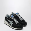 Golden Goose Marathon Sneakers Black/Silver In Nylon And Leather