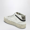 Golden Goose White Mid Star Trainer con Blue Star