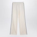 Golden Goose White Jogging Trousers With Stars