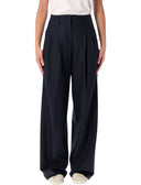 Pantaloni d'oca d'oro blu