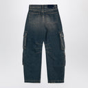 Golden Goose Blue Washed Denim Cargo Jeans