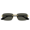 Gucci Sunglasses Gg1221 S 001 Gold/Grey Men