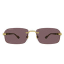 Gucci Sunglasses Gg1221 S 002 Gold/Brown Men