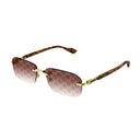 Gucci Sunglasses Gg1221 S 004 Gold/Red Men
