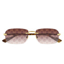 Gucci Sunglasses Gg1221 S 004 Gold/Red Men