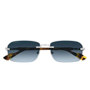 Gucci Solbriller Gg1221 S 007 Sølv/Blå Herrer