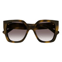 Gucci Sunglasses Gg1300 S 003 Havana/Dark Brown Women