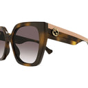 Okulary przeciwsłoneczne Gucci Gg1300 S 003 Havana/Dark Brown Women