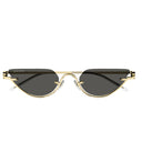 Gucci Sunglasses Gg1603 S 001 Gold/Grey Unisex