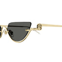 Okulary przeciwsłoneczne Gucci Gg1603 S 001 Złoty/szary unisex