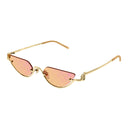 Gucci Sunglasses Gg1603 S 004 Gold/Yellow Unisex