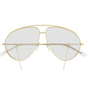 Gucci Sunglasses Gg1654 S 010 Gold/Transparent Women With Chain