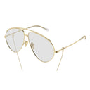 Gucci Sunglasses Gg1654 S 010 Gold/Transparent Women With Chain