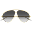 Gucci Sunglasses Gg1654 S 012 Gold/Grey Women