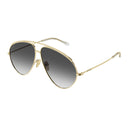 Gucci Sunglasses Gg1654 S 012 Gold/Grey Women