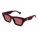 Gucci Sunglasses Gg1753 S 004 Burgundy/Brown Women