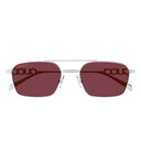 Gucci Sunglasses Gg1804 S 004 Silver/Red Women