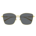Gucci Sunglasses Gg1805 Sa 001 Gold/Grey Women