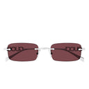 Gucci Sunglasses Gg1808 S 004 Silver/Red Men