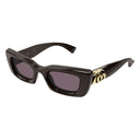 Okulary przeciwsłoneczne Gucci Gg1827 S 004 Brązowe/Fioletowe Damskie