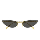 Gucci Sunglasses Gg1920 S 001 Gold/Grey Women