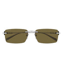 Gucci Sunglasses Gg1941 S 002 Silver/Brown Men