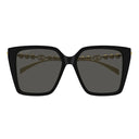 Gucci Sunglasses Gg1967 S 001 Black Gold/Grey Women