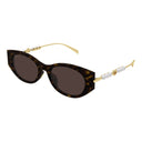 Gucci Sunglasses Gg1970 Sa 003 Brown Gold/Brown Women