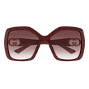 Gucci Sunglasses Gg2015 S 002 Burgundy/Red Gradient Women
